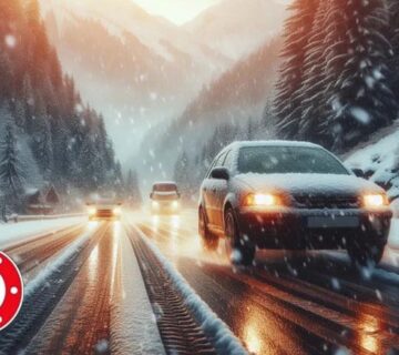 ترفندهایی برای ترمزگیری ایمن در جاده های یخ زده